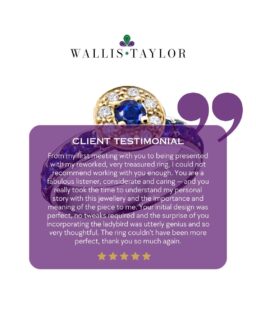Setting your love stories, whatever they may be, in stone is at the heart of what we do. It's, therefore, so lovely when the wonderful clients we work with feel as though we've done just that...❤

#bespokejewellery #bespokejewellerydesign #settingyourlovestoriesinstone #northlondonjeweller #sapphirering #sapphireanddiamondring