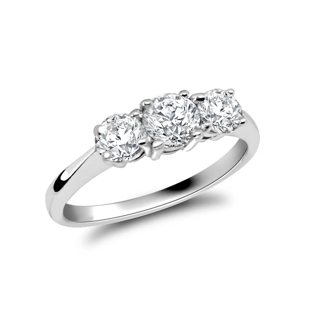 Three-stone Diamond Ring