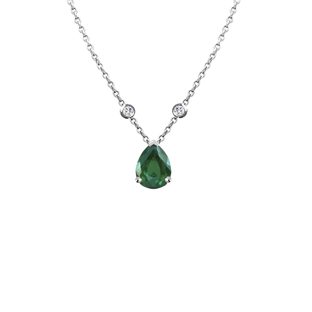 Pear-shaped Emerald Pendant