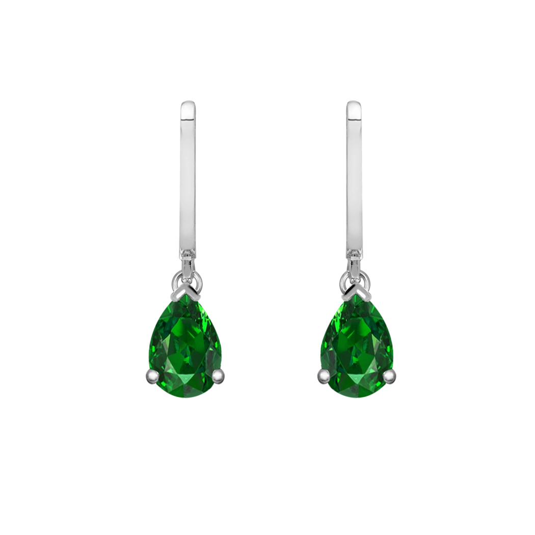 Emerald Drop Earrings