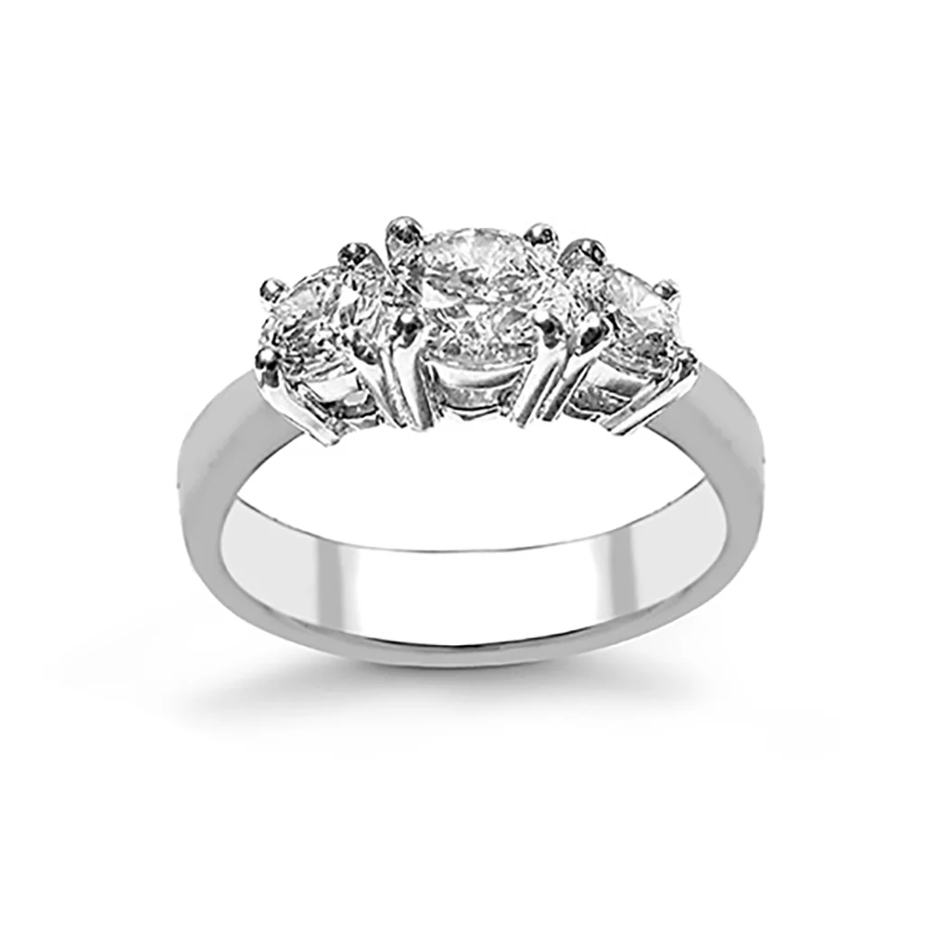 Three-stone Diamond Ring