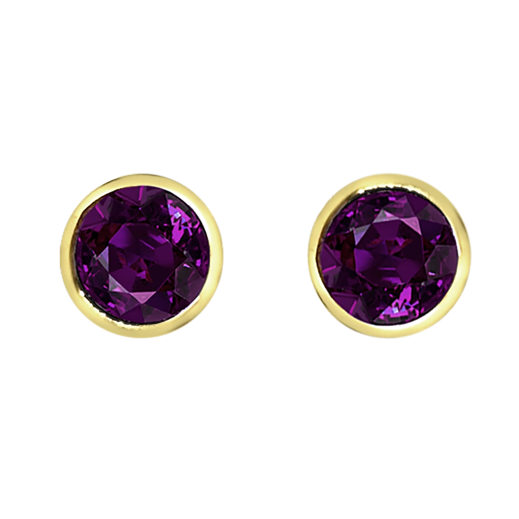 Amethyst Ear-studs