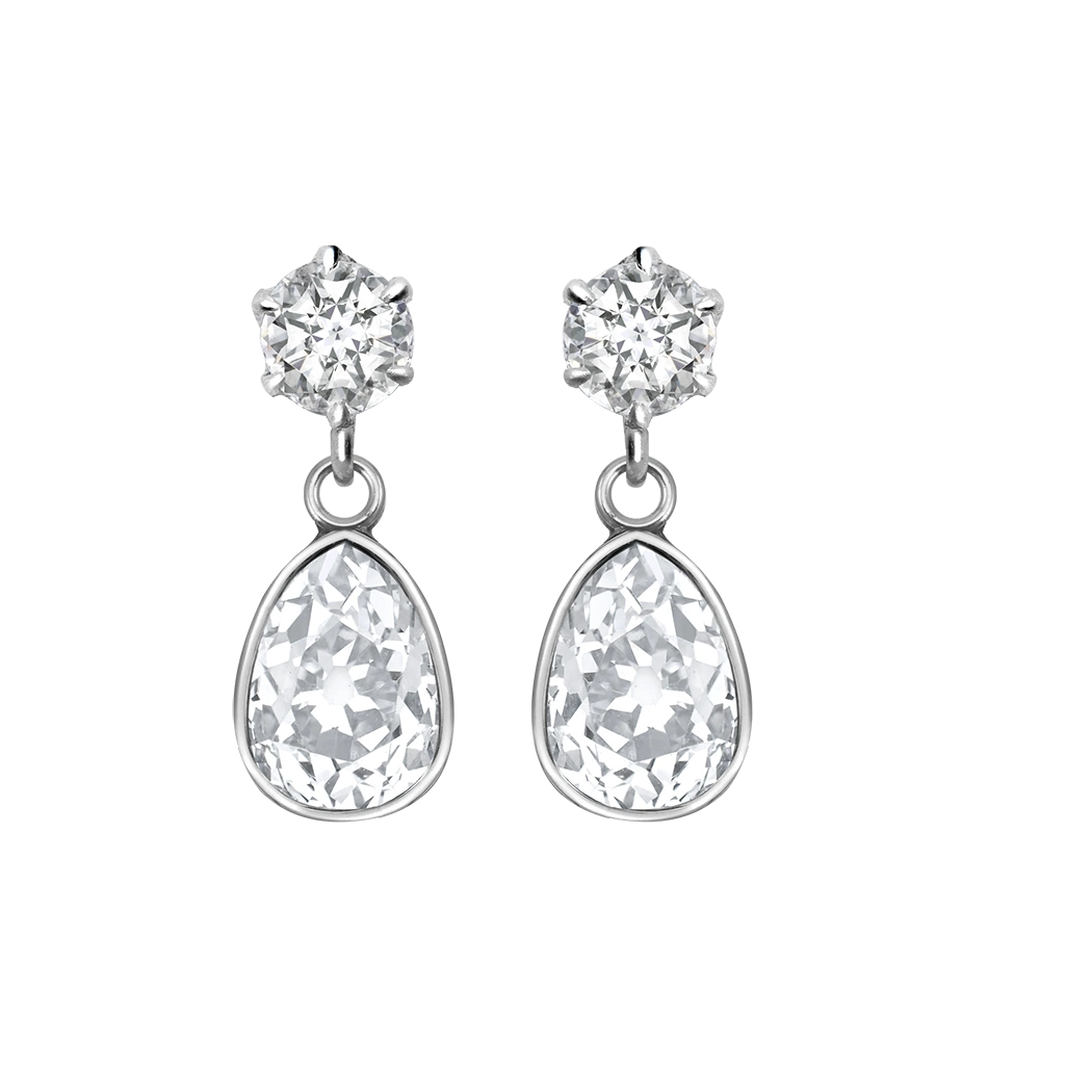 Diamond Drop Earrings