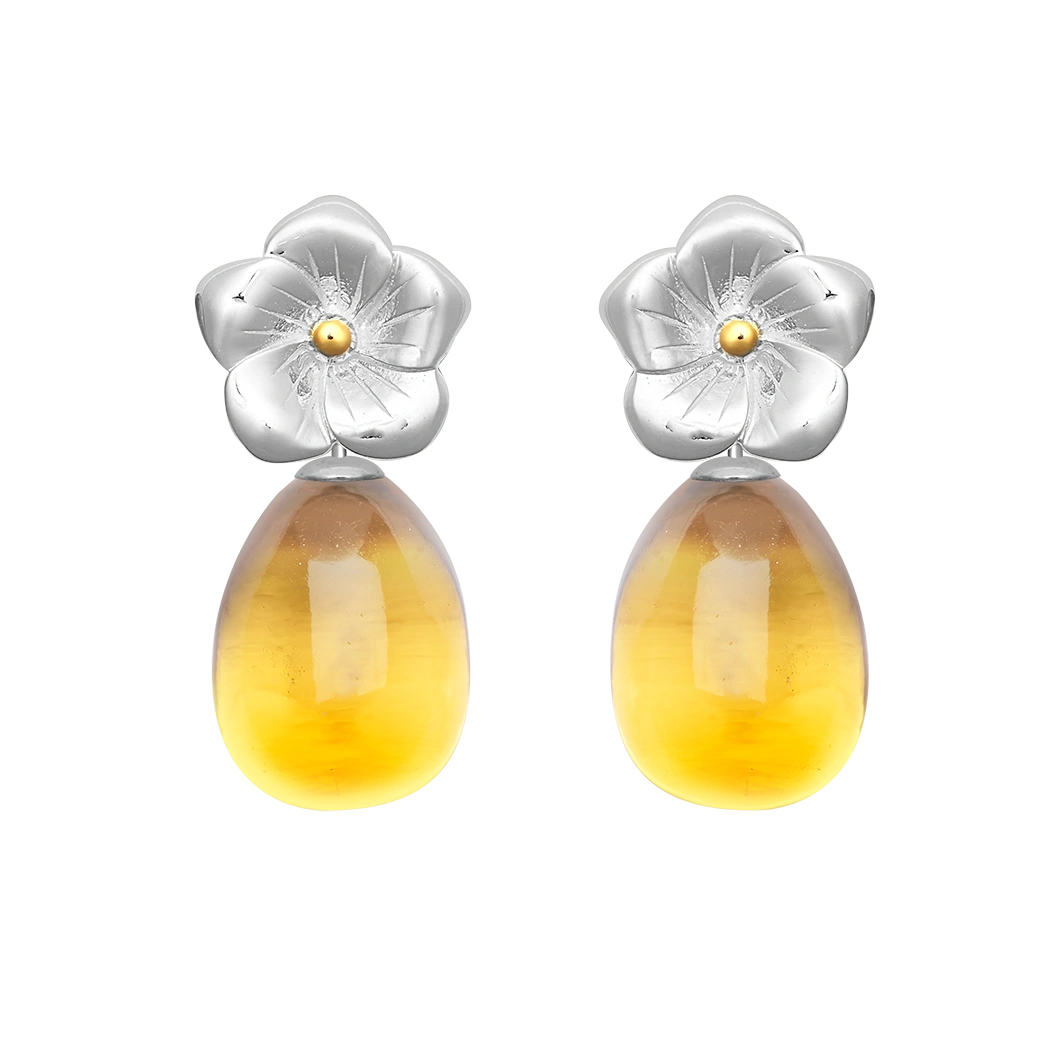 Citrine Drop Earrings