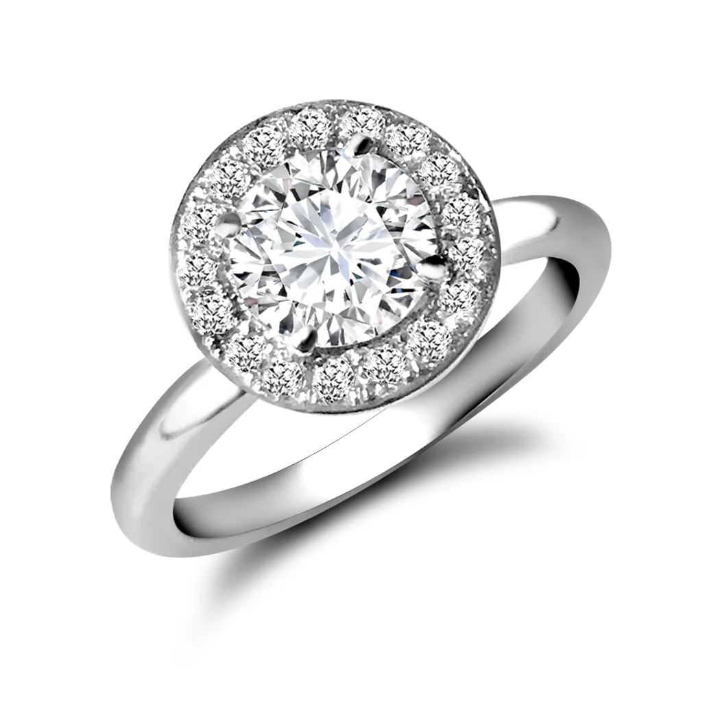 Halo Engagement Ring