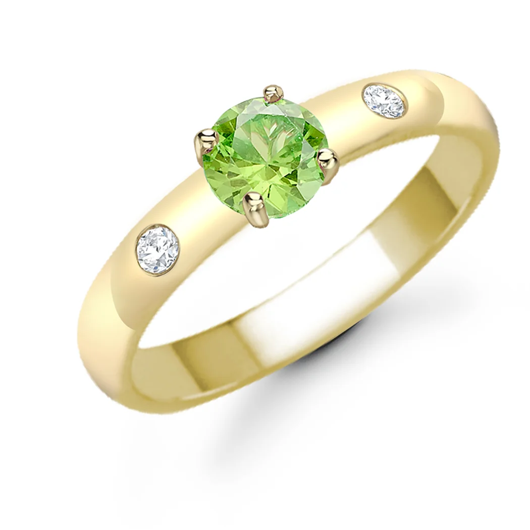 Peridot Stacking Ring
