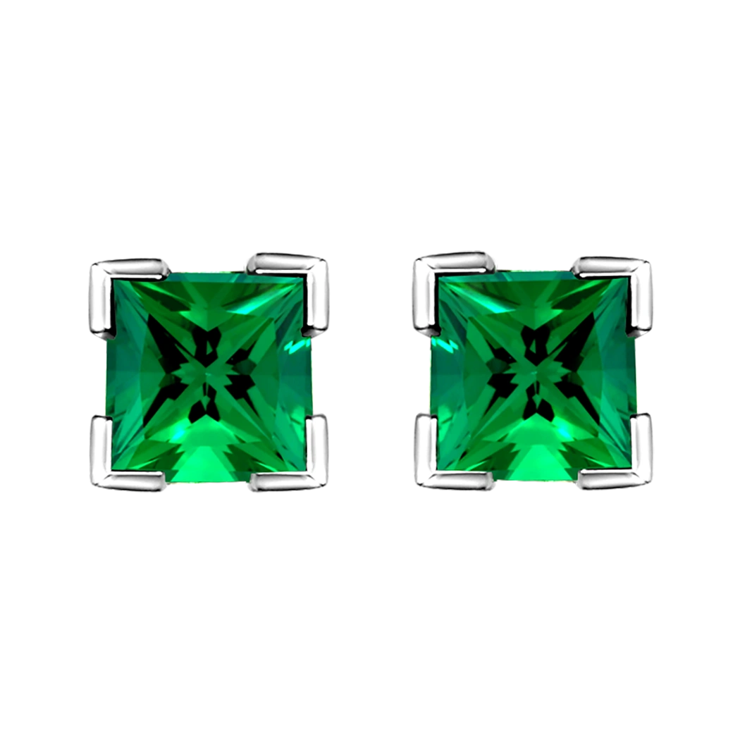 Emerald Ear-studs