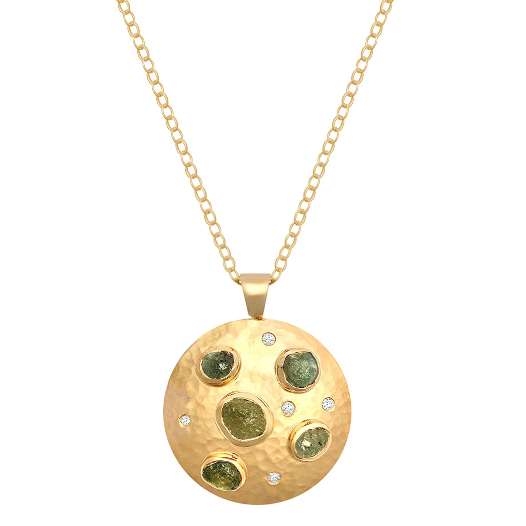 Green Sapphire Pendant