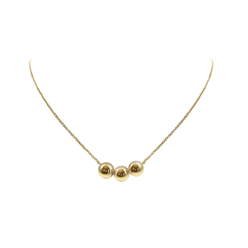 Gold Bead Necklace