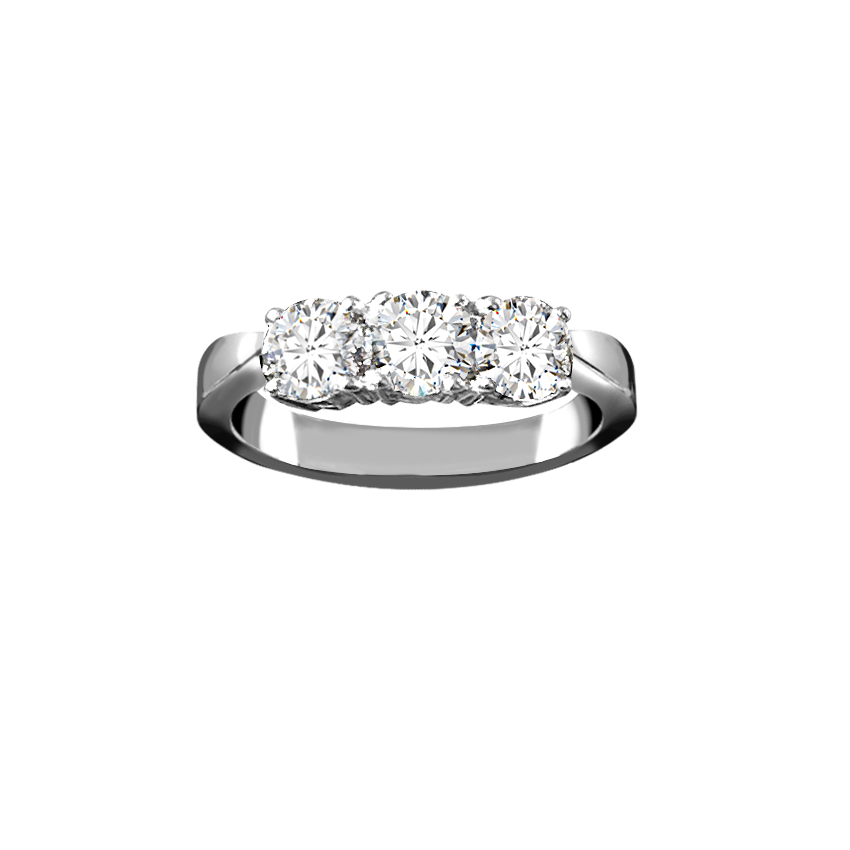 Three-Stone Diamond Ring