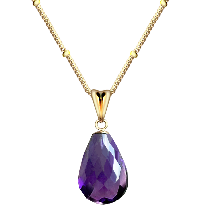 Amethyst Drop Pendant