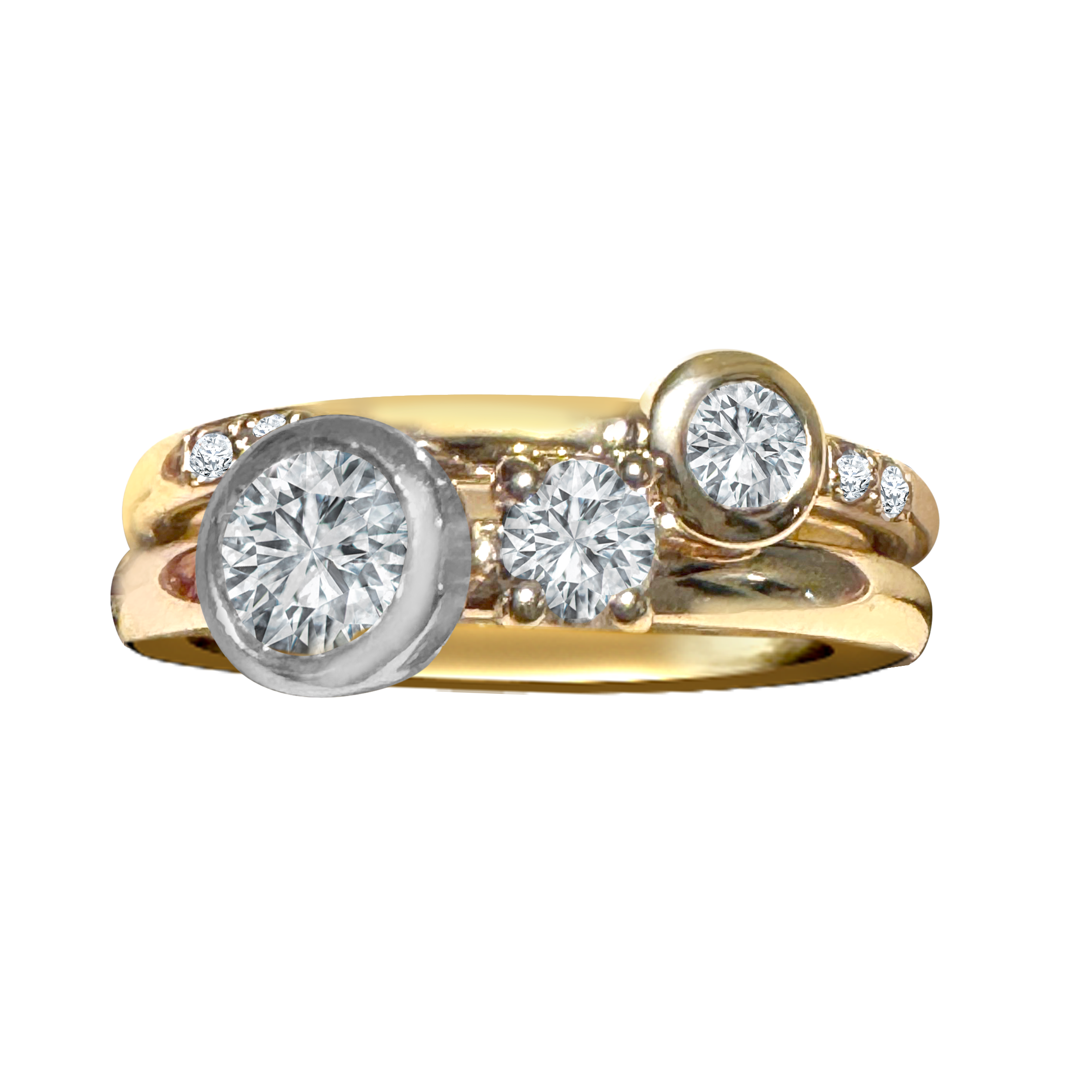 Diamond Stacking Ring